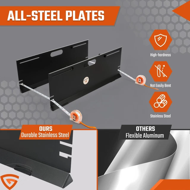 ALIGNMENT TOOL ACCURATE heavy Toe Plates Chart Conversion £24.32 ...