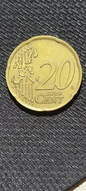 Rare, 20 Euro Cent 2002 Italia