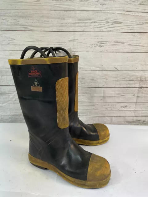Black Diamond FireBreaker Firefighter Men’s Black Boots Size ? Medium