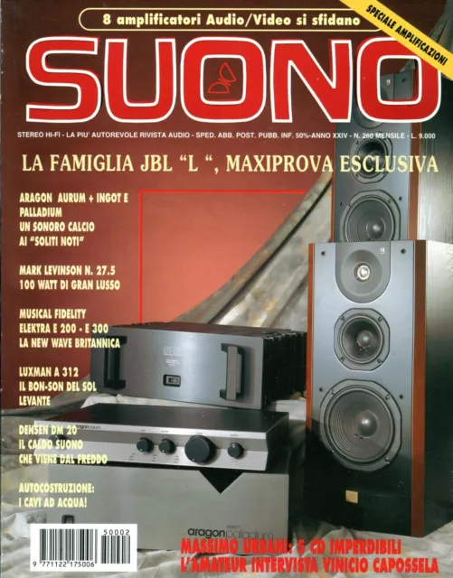 Rivista hi-fi SUONO n. 260 - Febbraio 1995