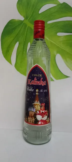 Bottiglia Vuota Da Collezione Vintage Zwack Kalinka Vodka