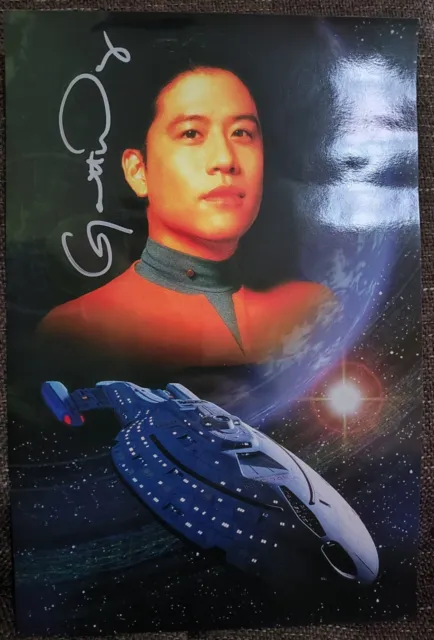 Garrett Wang - Original Autogramm - Star Trek Voyager ++ Fed Con Foto ++