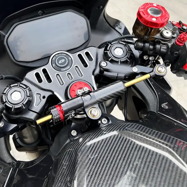 250MM Motor Universal Stabilizer Steering Damper For Triumph Aprilia MV Agusta