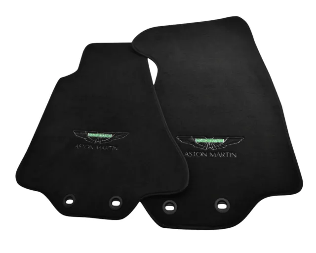 Floor Mats For Aston Martin DB11 2017-2022 Black Carpets With Aston Martin NEW 2