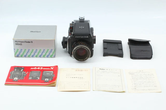 【Near Mint】Mamiya M645 1000S PD Prism Finder Sekor C 80mm f/2.8 # 1064