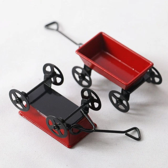 Dollhouse Home Decor Garden Furniture Miniature Cart Mold Toy Mini Garden Cart