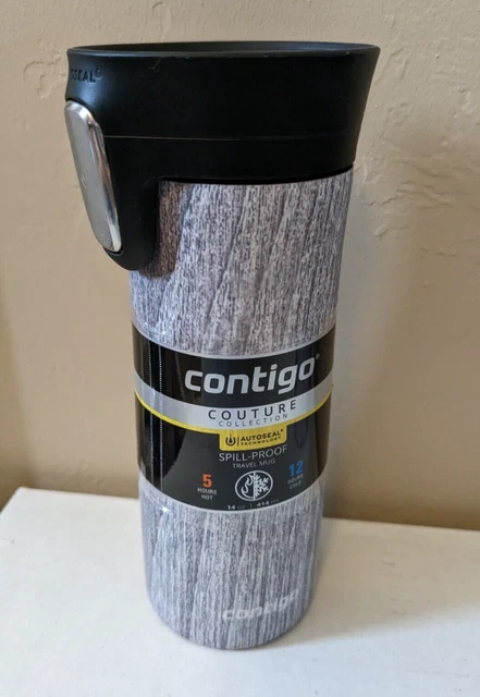 Contigo Pinnacle Couture Autoseal - 14oz Spill-Proof Travel Mug (Blonde Wood)