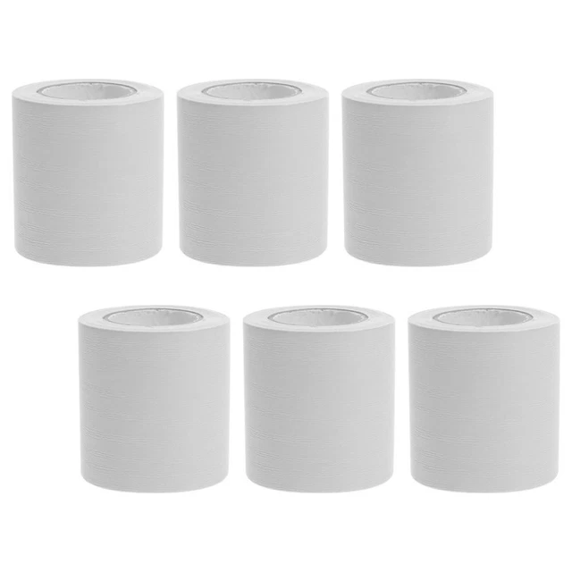 6 rotoli adesivi bastoncini da parete, battiscopa autoadesivi battiscopa - battiscopa decorativa per