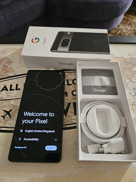 GOOGLE PIXEL 7 - 128GB - Obsidian (Unlocked) £265.00 - PicClick UK