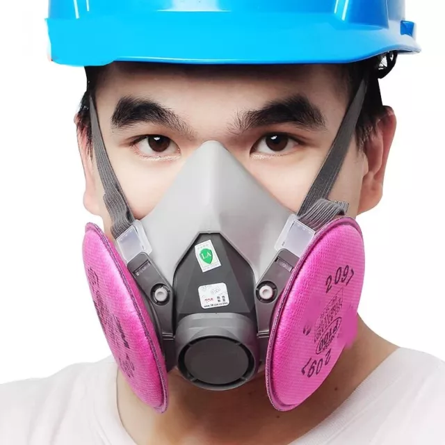 KOUKANG  6200+2097 Gas mask Suit Respirator Painting Spraying Face Size M