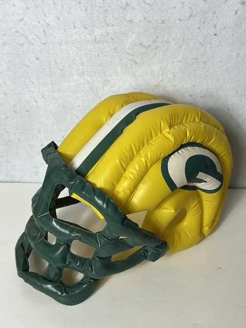 VTG 80S NFL Green Bay Packers INFLATABLE HELMET 15”x10” $25.00 - PicClick
