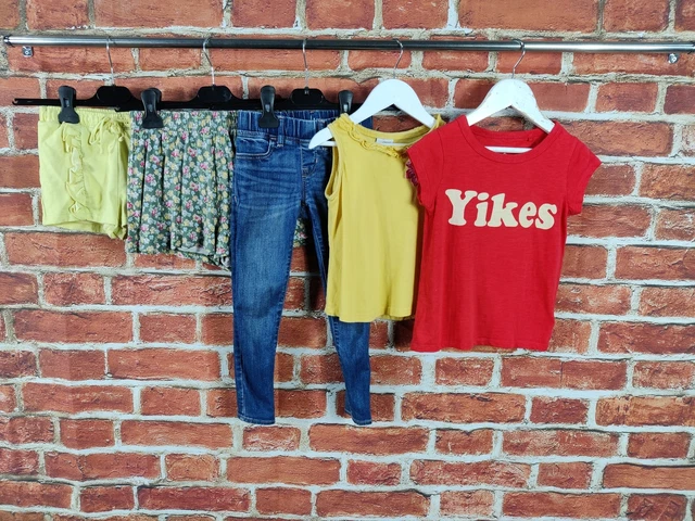 T-Shirt Jeans Blu Skinny Bambina Età 4-5 Anni Next Gap M&S Confezione Blu 4-5 Anni 110Cm