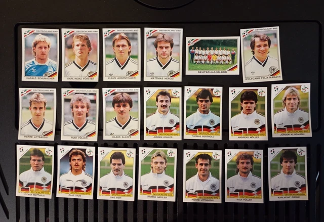 Sticker Panini World Cup Story - Andreas Brehme Allemagne #180 - Mexico 86