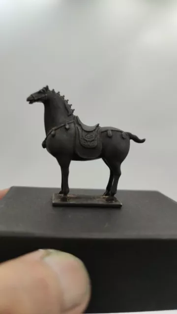 Chinese Old Bronze Copper Statue Hand Carved Horse 3