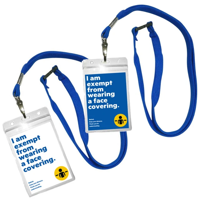 2 pz supporto badge etichetta permesso di lavoro cordino copertura clip carta d'identità