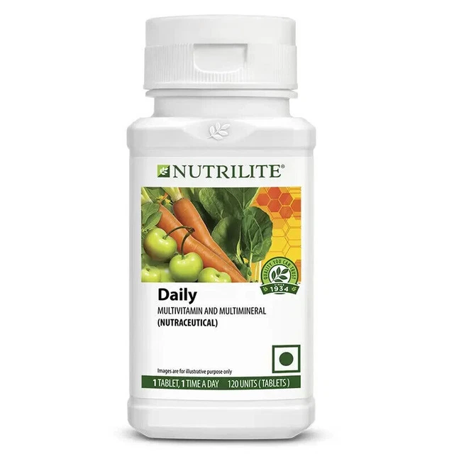 AMWAY NUTRILITE DAILY 120 Tabs Multivitamin & Multimineral For Immunity ...