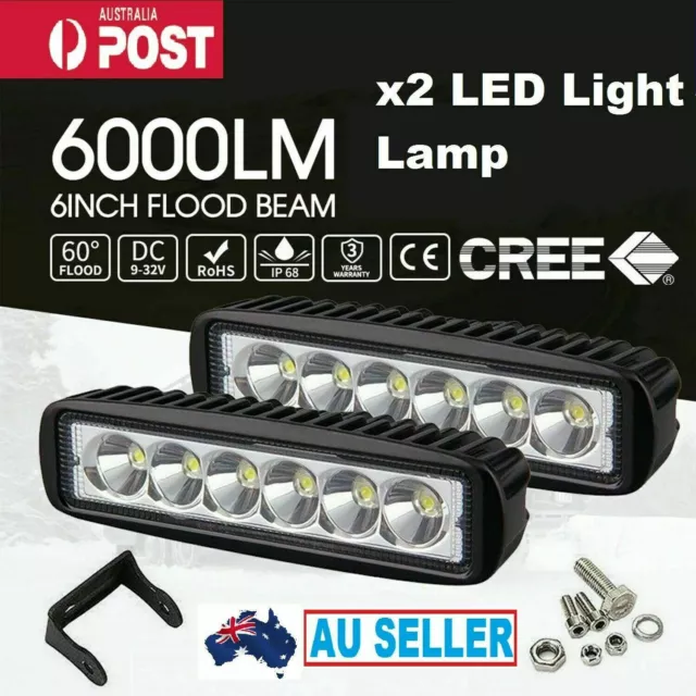 2x 4inch LED CREE Work Light Spot beam Truck & Trailer lighting Hunting camping