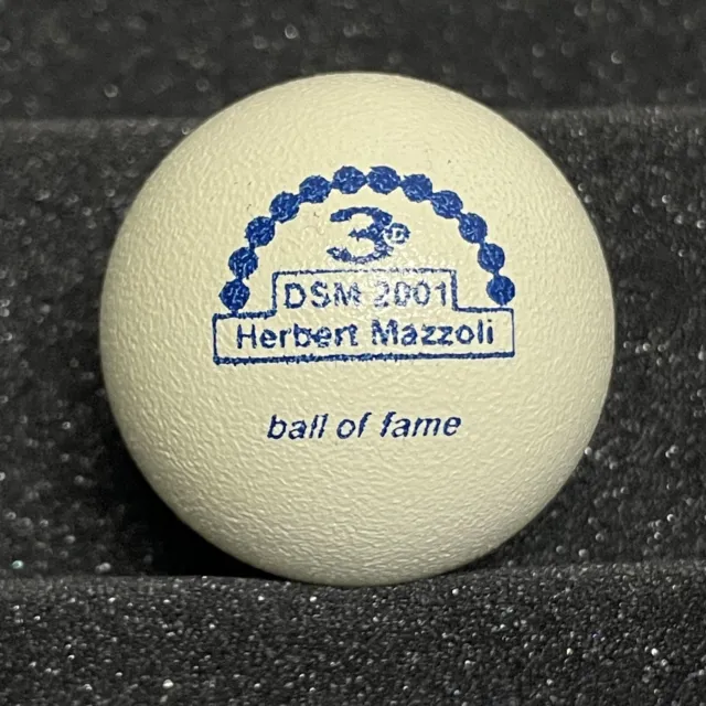 Minigolfball 3D BoF DSM 2001 Herbert Mazzoli MX - unmarkiert, ungespielt