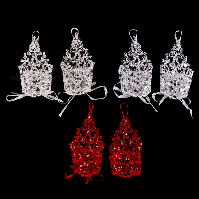 Wrist Flower Lace Bridal Gloves Wedding Gloves Dress Short Paragraph Mit ^