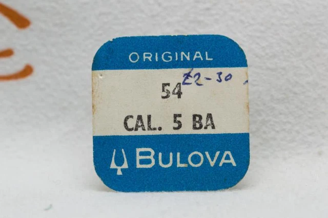 BULOVA 5 A PART #54 COMPLETE BALANCE WHEEL