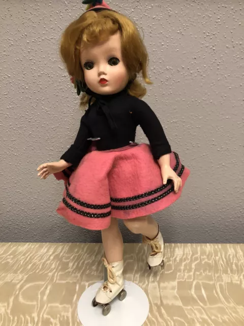 MADAME ALEXANDER BINNIE WALKER DOLL In Skaters Outfit 1955 FAO Schwartz Catalog