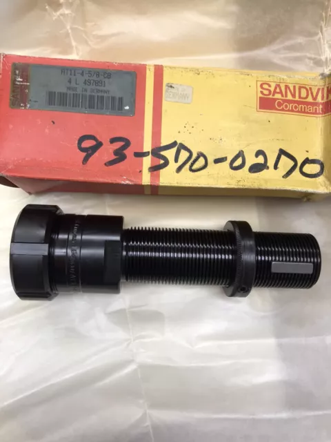 1 Pc. SANDVIK AT11-4-5/8-C8 FLOATING COLLET HOLDER 1-3/8”-12 shank