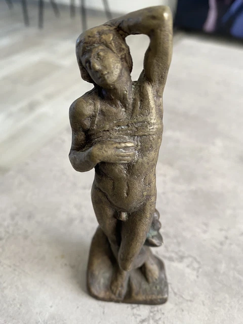 Figurine Bronze L'Esclave Mourant – Reproduction 14 Cm – Neuf