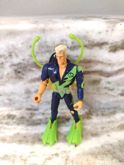 1996 Deep Sea Roger T. Race Bannon 3.5" Galoob Action Figure Jonny Quest G13