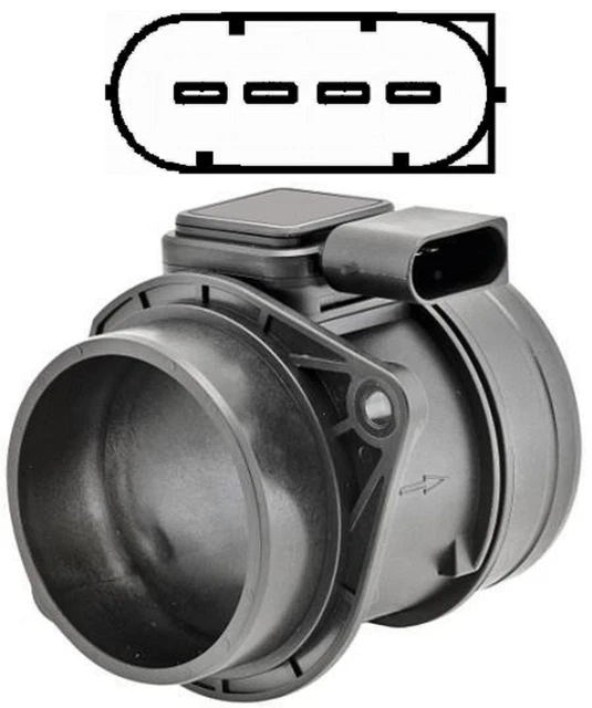 Débitmètre 5WK97003 / 5WK97026 - Compatible Références 0000942948, A0000943348, 8ET009142601