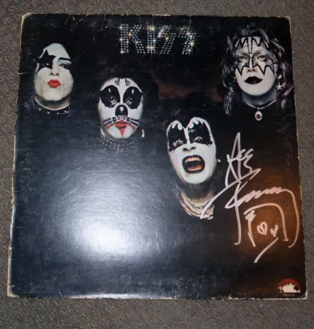 KISS~JSA numbered COA- Ace Frehley Autograph SIGNED vintage  Record Album