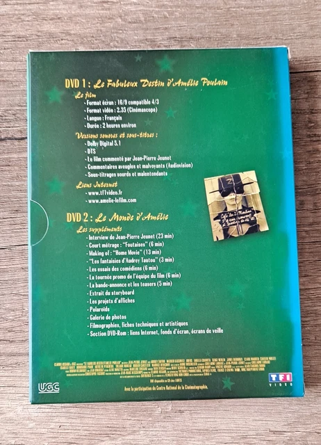 DVD Amelie Poulain coffret collector Tautou Kassovitz/bid72 2