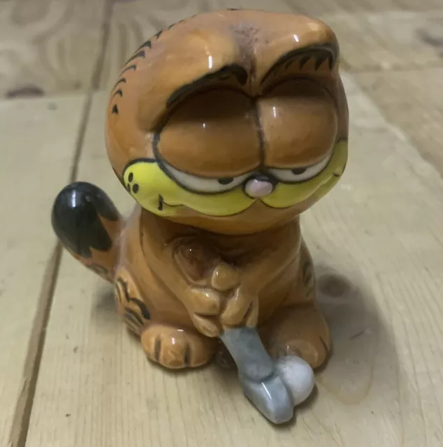 GARFIELD Vintage Ceramic Ornament / Figure Downpace Ltd Vgc