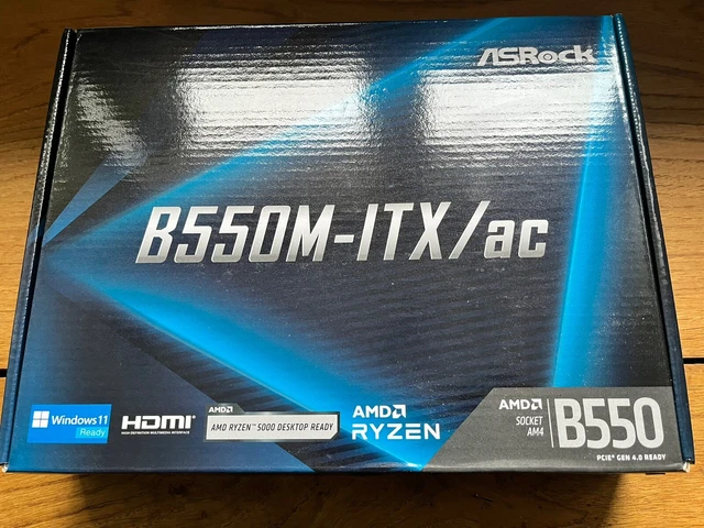 Carte Mère ASRock A520M-ITX/AC - AMD AM4 - Micro-ITX - DDR4 - Neuve