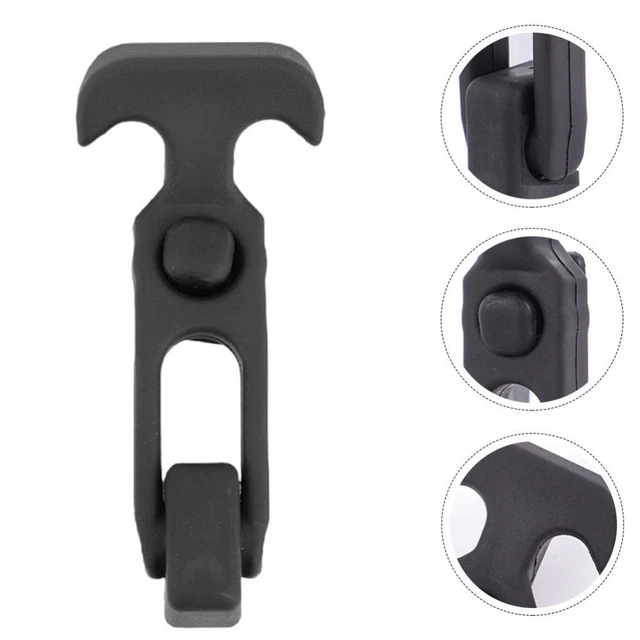 RUBBER FLEXIBLE DRAW Latches Vehicle Engine Hood Catch T- Handle Draw ...