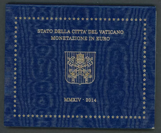 Vatikan 2014 Kursmünzensatz/ KMS im original Klappfolder ST (EM016