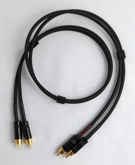 Hi-Fi Stereo Dual RCA Cables- Mogami Cable Gold RCA Handmade Custom Audio