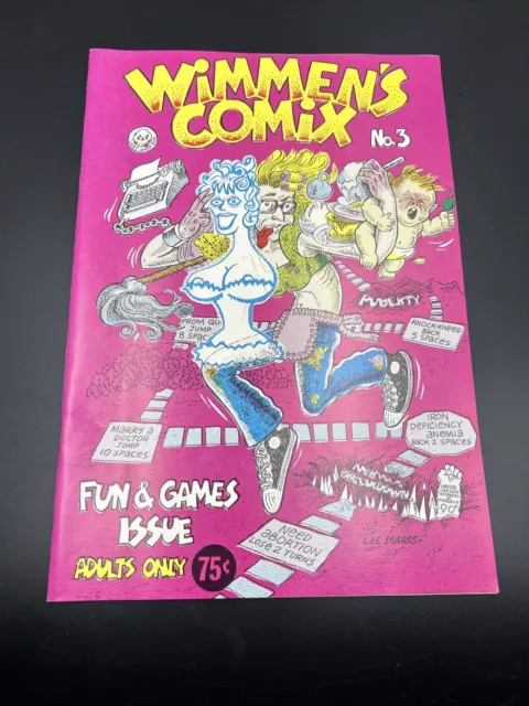 WIMMEN’S COMIX #3  2nd printing feminist women's comic Marrs Robbins Last Gasp