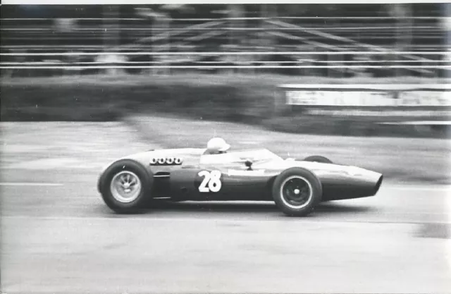 Vanwall Vw14 Of John Surtees 1961 B/W Photograph