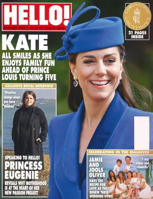 HELLO! Magazine Kate Middleton, King Charles, Queen Camilla, Coronation, 24.4.23