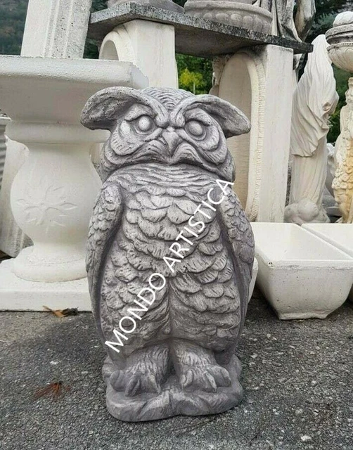 Stampo Artigianale Per Cemento O Gesso &ndash; Targa Da Giardino Gufo 4 Pollici, Moldcreations 7231