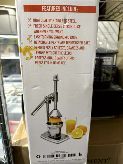 Zulay Professional Citrus Juicer Manual Citrus Press and Orange Squeezer