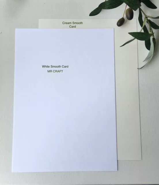 Premium SUPER WHITE 300gsm Smooth 250 SHEETS A4 cardstock Card acid free