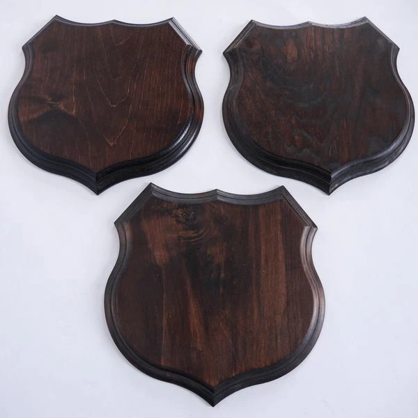 3x Wappenschilder Keilerschilder Af 19cm Jabalí Escudo de Trofeo Grande