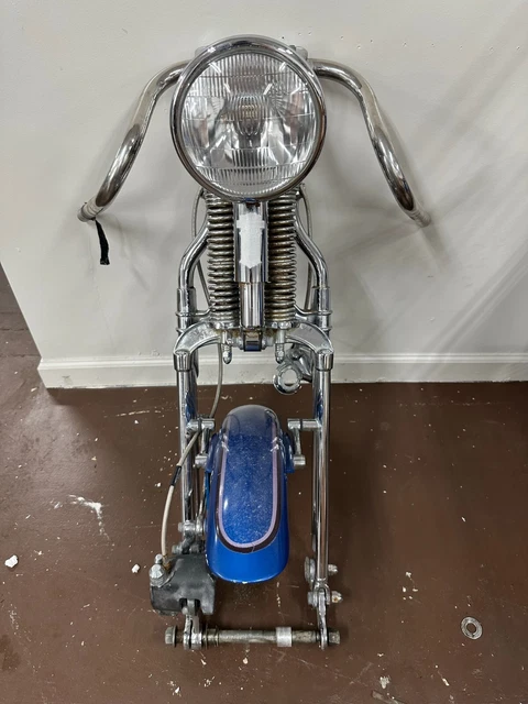2003 Harley Davidson Softail Springer Complete Front End Forks Axle Fender Bars