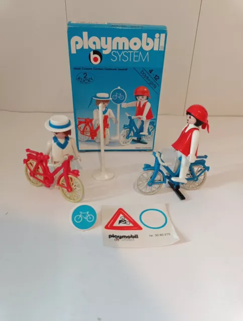 Vintage Playmobil  Klicky Set 3573  "2 Radfahrer"  gebraucht