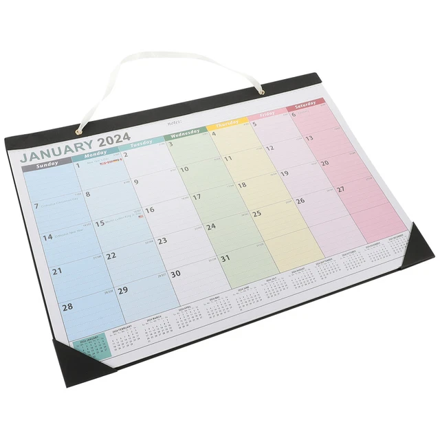 2024 WALL CALENDAR Note Memo Calendars 20242025 Hanging Turn The Page