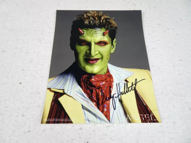 Buffy The Vampire Slayer/Angel Autographed Photo of Andy Hallett as Lorne w Cert