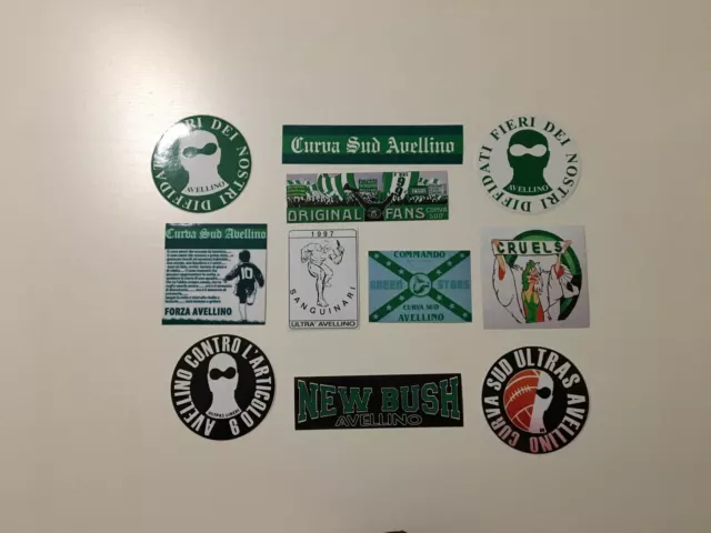 Avellino 11 Adesivi Ultras Pegatina Aufkleber Stickers Soccer Curva Sud New Bush