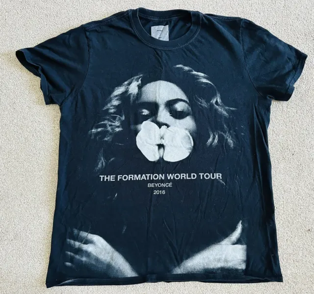 Beyonce The Formation World Tour 2016 Official Merch T-shirt MEDIUM M Womens