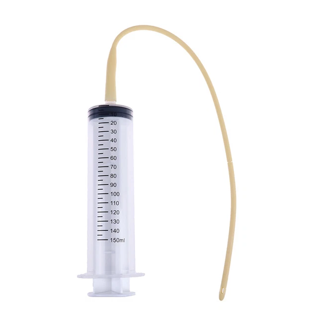 150ml Urethra Capacity Syringe Reusable Pump with Silicone Tub Male Sex ToEN